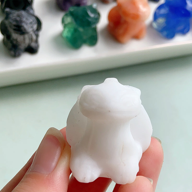 Different Materials Crystal Toothless Carvings