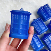 Blue Opalite Telephone Booth Carvings