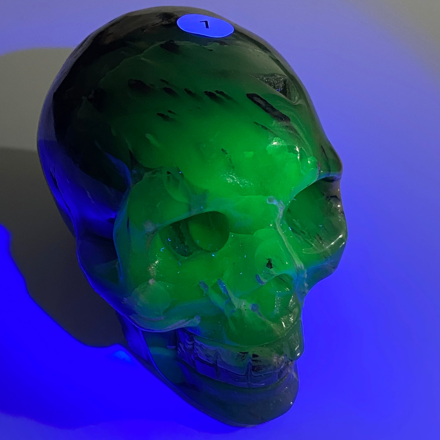 Volcano Crystal Agate Skull