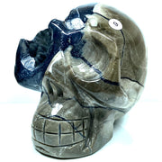 Volcano Crystal Agate Skull