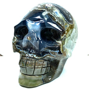 Volcano Crystal Agate Skull