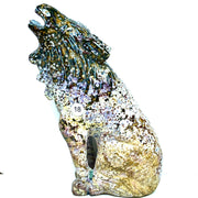 Ocean Jasper Crystal Carving Animal Wolf Elephant Owl