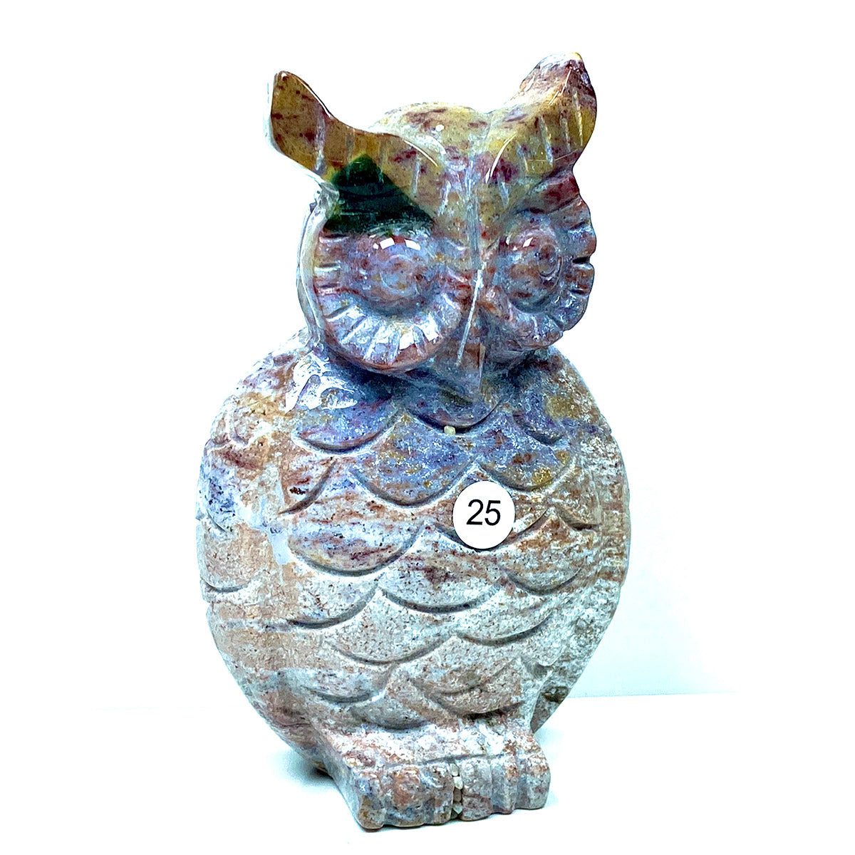 Ocean Jasper Crystal Carving Animal Wolf Elephant Owl