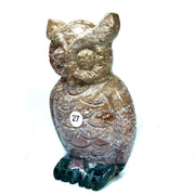 Ocean Jasper Crystal Carving Animal Wolf Elephant Owl