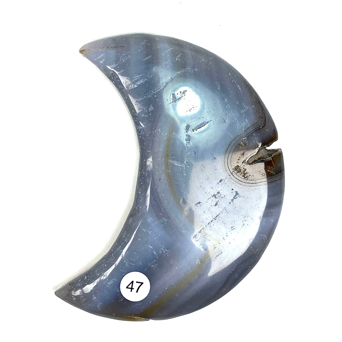 Druzy Agate Moon  Crystal