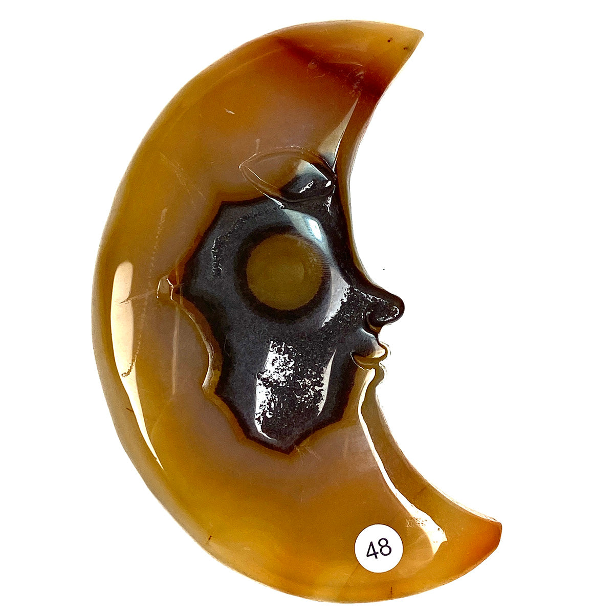 Druzy Agate Moon  Crystal