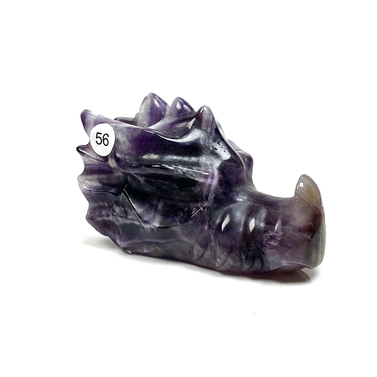 Dream Amethyst Dragon Head Crystal Statue