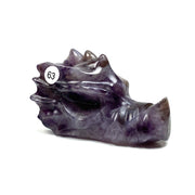 Dream Amethyst Dragon Head Crystal Statue