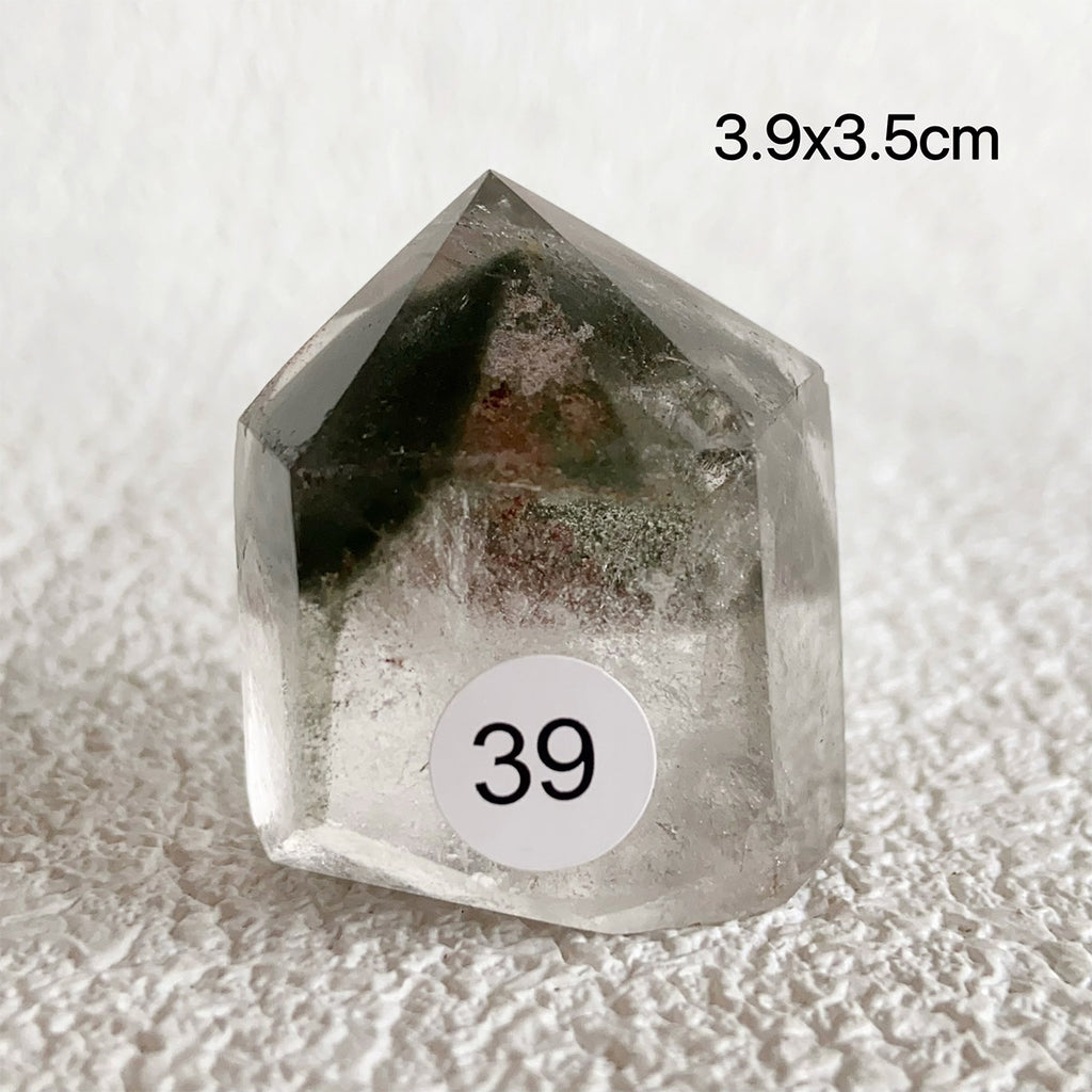 Natural Garden Quartz Crystal Tower