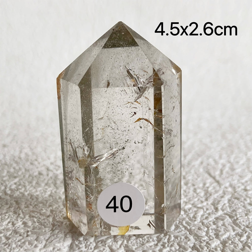 Natural Garden Quartz Crystal Tower