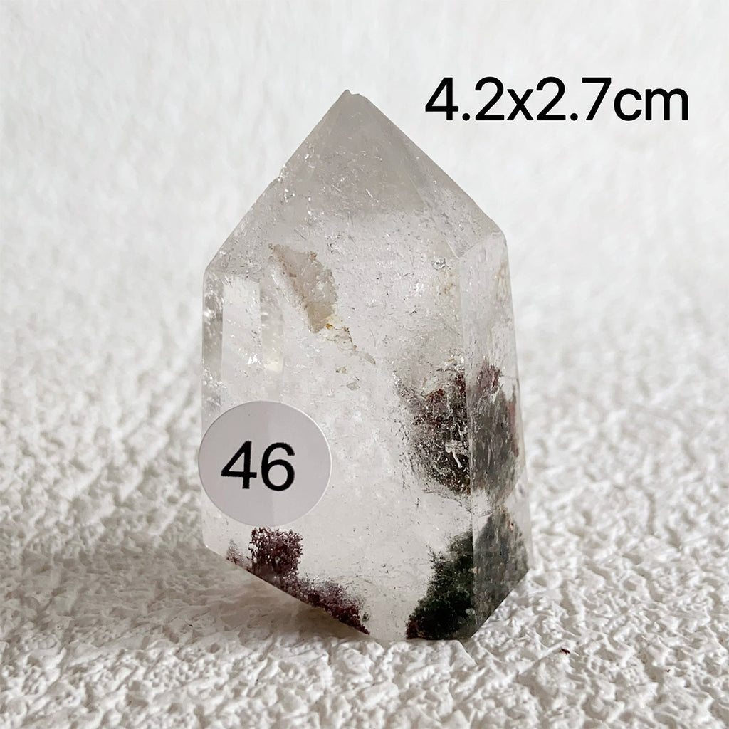 Natural Garden Quartz Crystal Tower