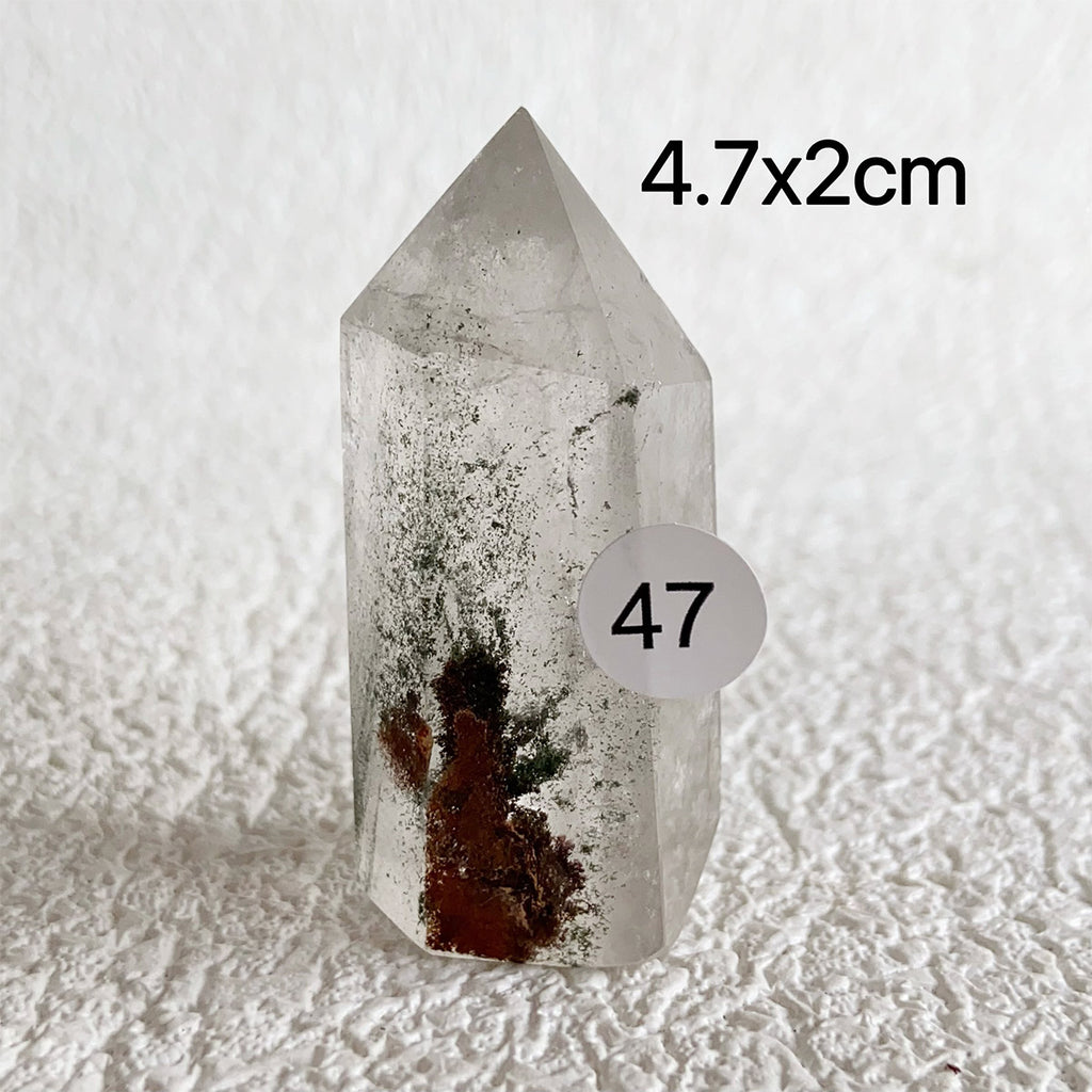 Natural Garden Quartz Crystal Tower