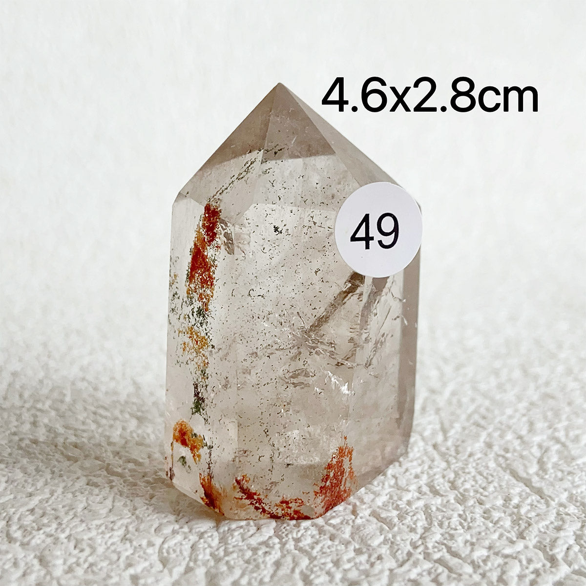 Natural Garden Quartz Crystal Tower
