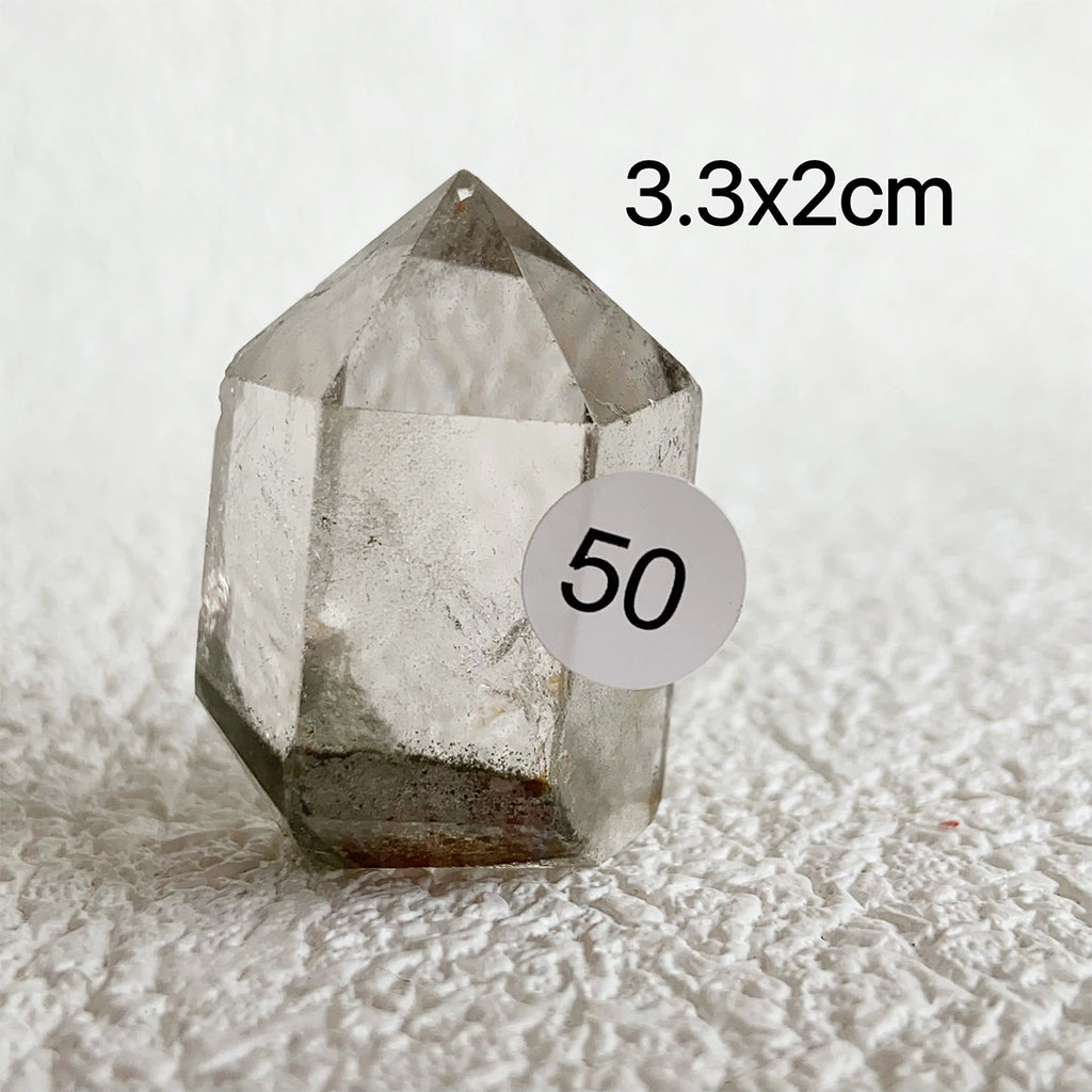 Natural Garden Quartz Crystal Tower