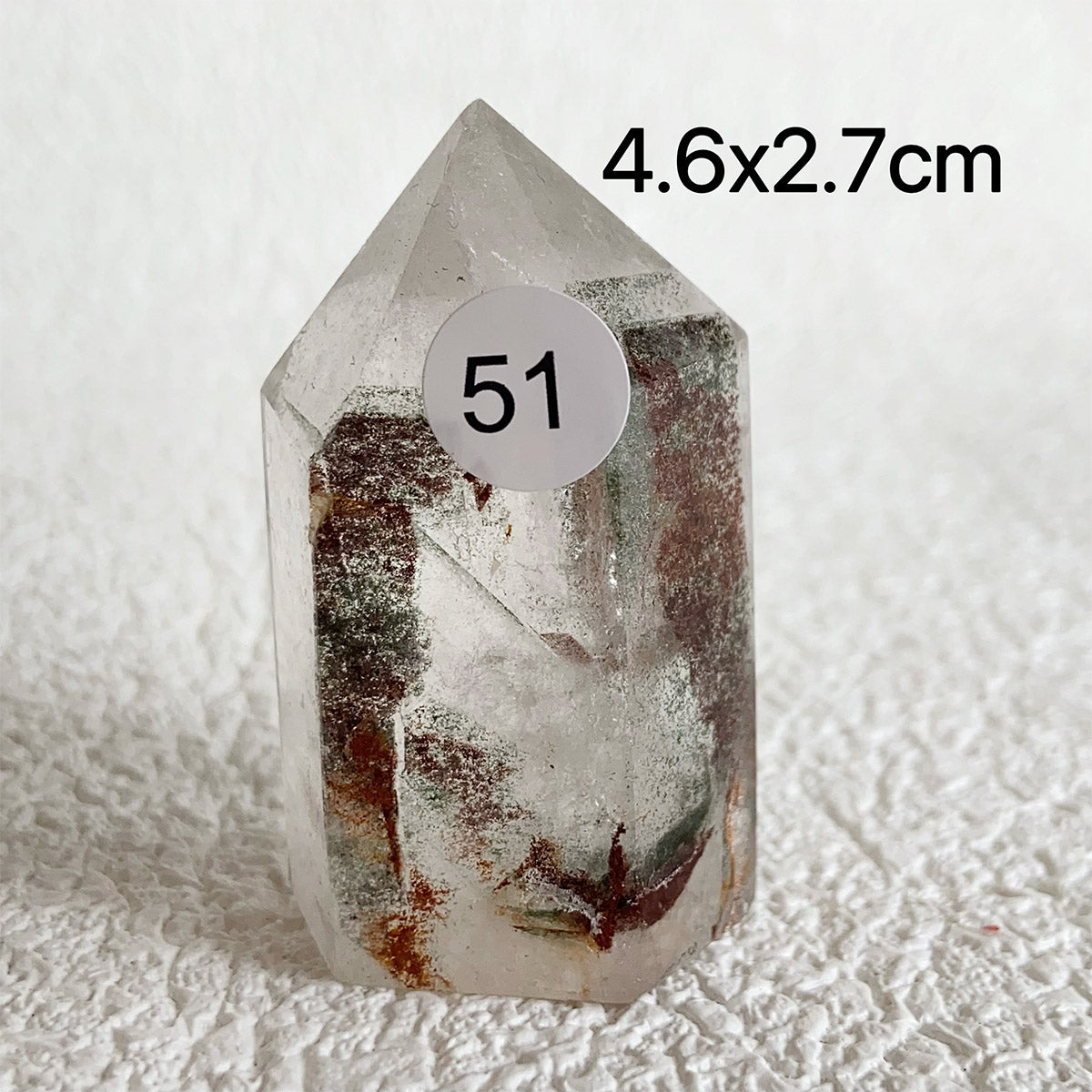 Natural Garden Quartz Crystal Tower