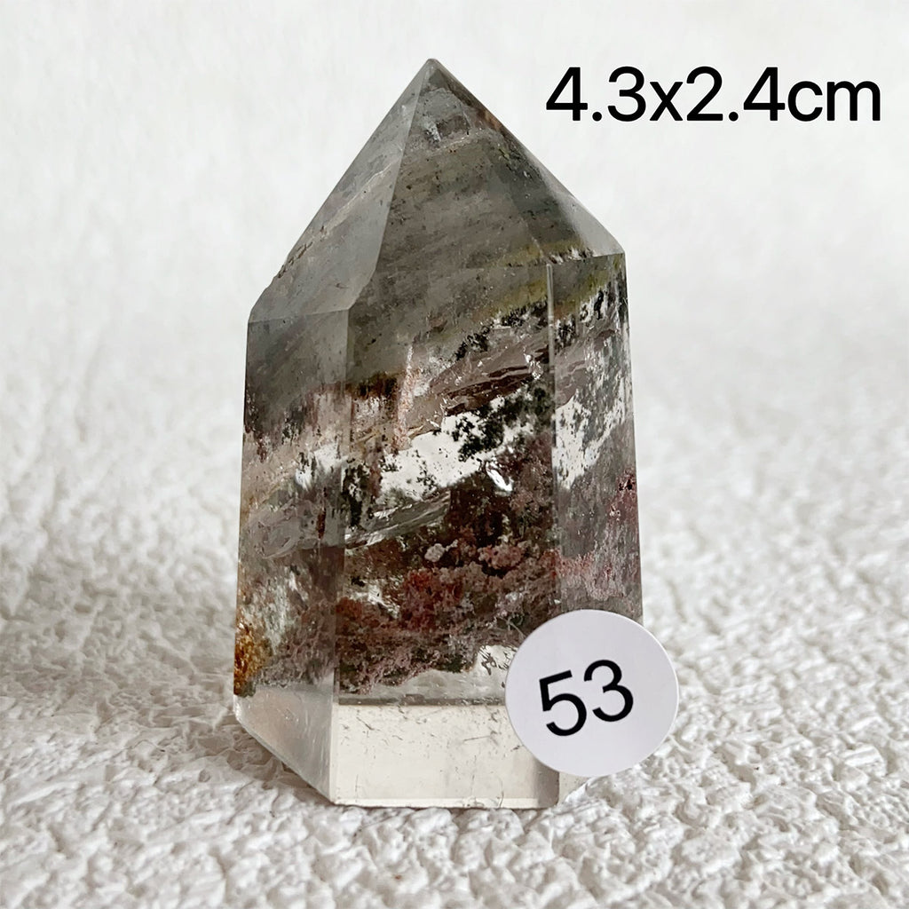 Natural Garden Quartz Crystal Tower