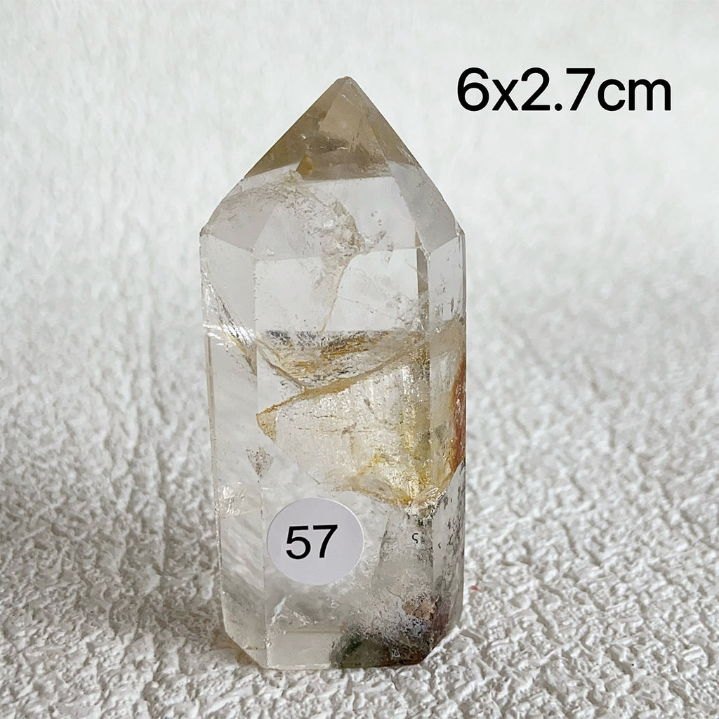 Natural Garden Quartz Crystal Tower