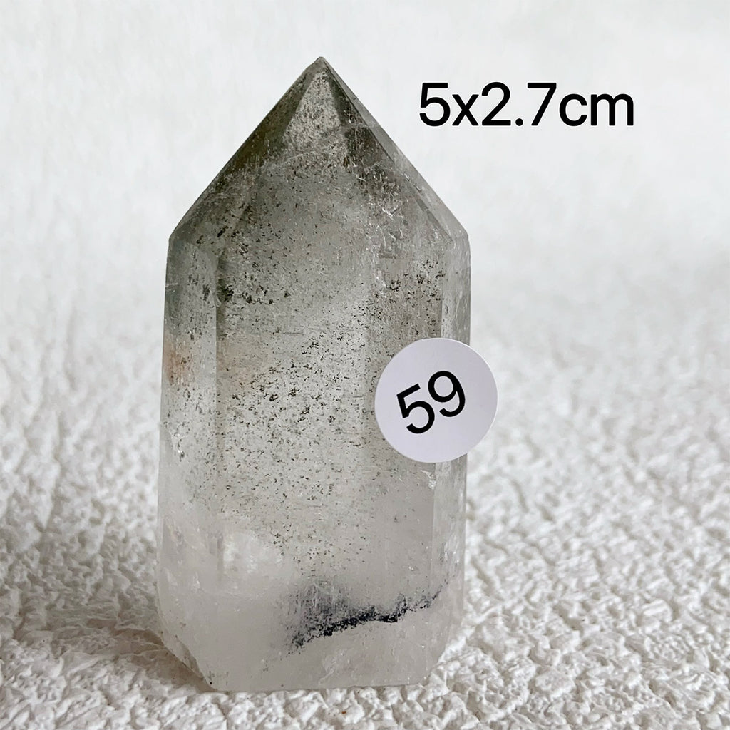 Natural Garden Quartz Crystal Tower