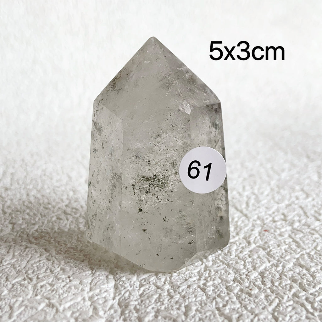 Natural Garden Quartz Crystal Tower