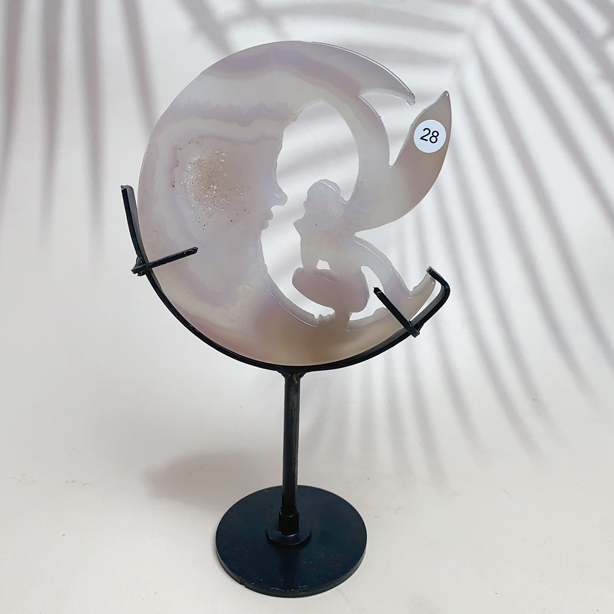 Natural Crystal Druzy Agate Fairy