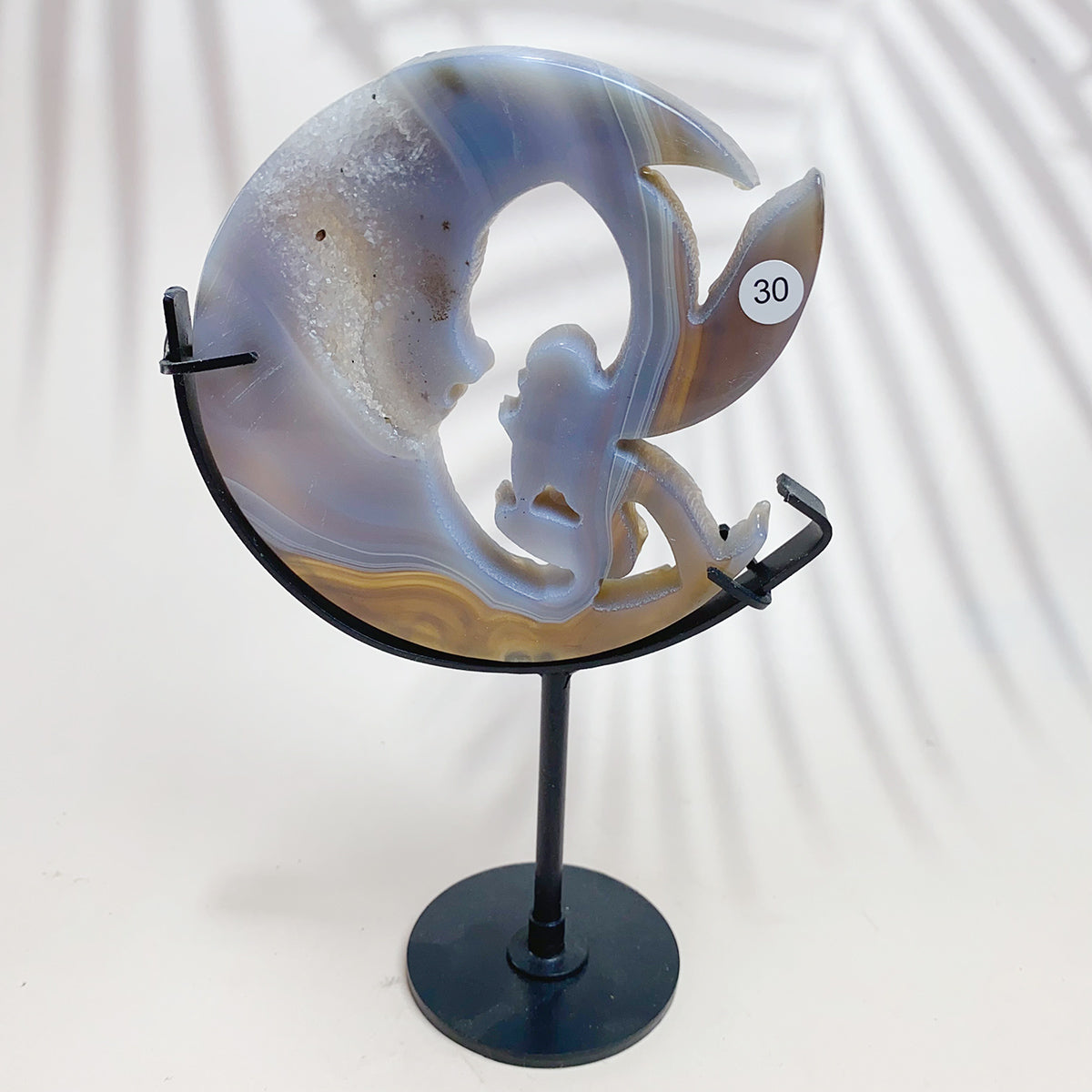 Natural Crystal Druzy Agate Fairy