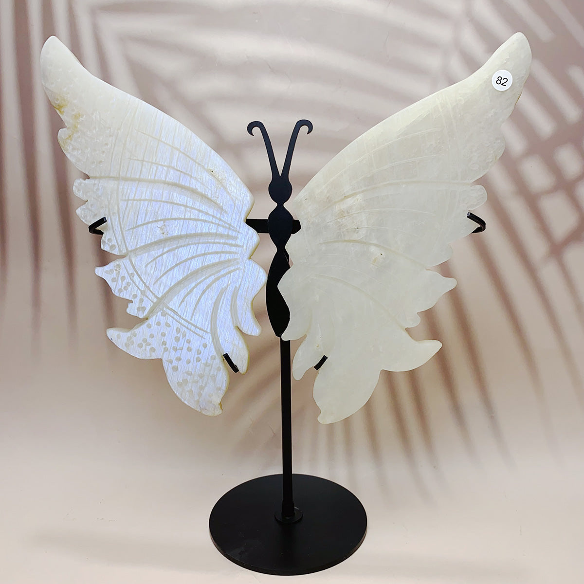 Crystal  Blue Moonstone Butterfly Wing