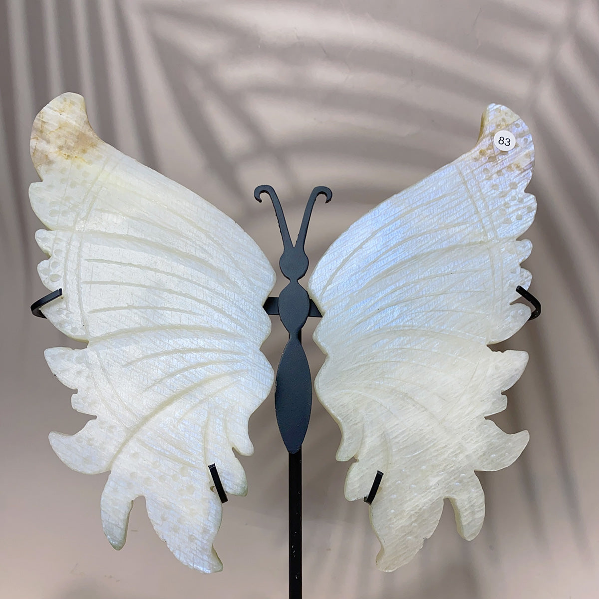 Crystal  Blue Moonstone Butterfly Wing