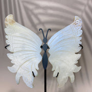 Crystal  Blue Moonstone Butterfly Wing