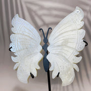 Crystal  Blue Moonstone Butterfly Wing