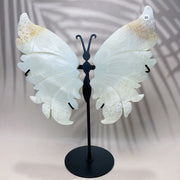 Crystal  Blue Moonstone Butterfly Wing