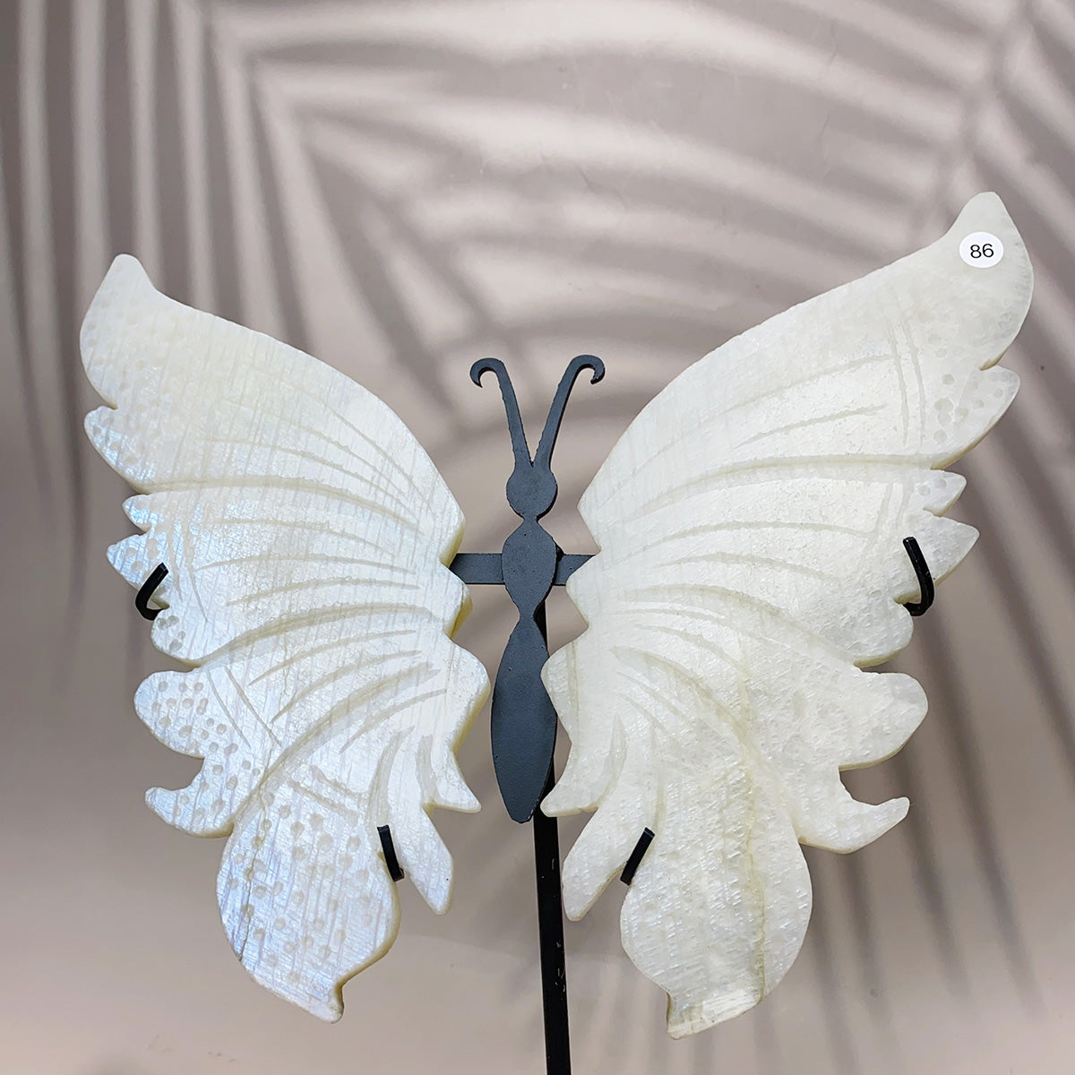 Crystal  Blue Moonstone Butterfly Wing