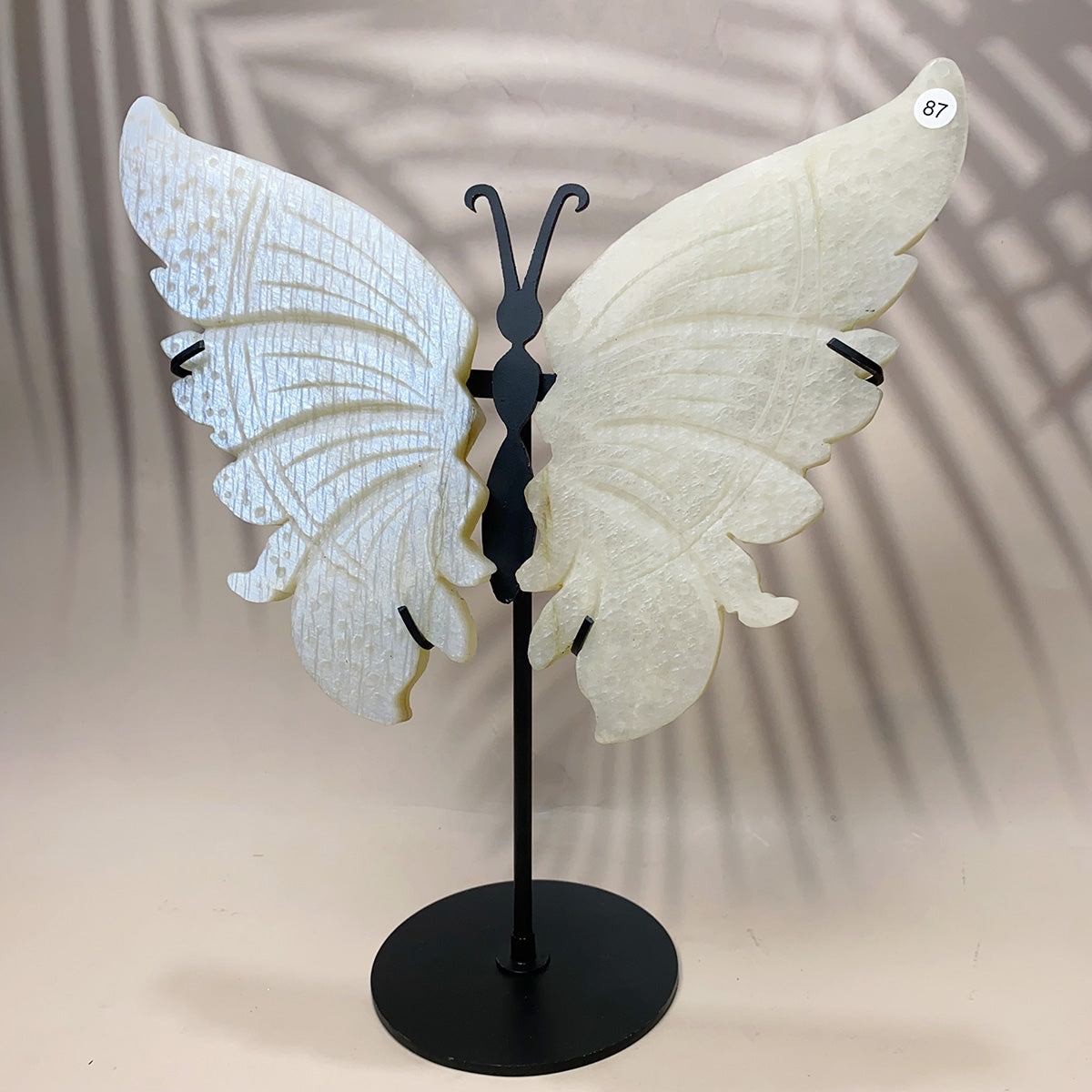 Crystal  Blue Moonstone Butterfly Wing