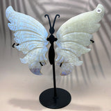 Crystal  Blue Moonstone Butterfly Wing