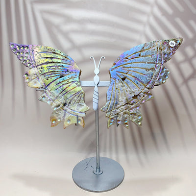 High quality Crystal Sphalerite  & Ocean Jasper Butterfly Wings