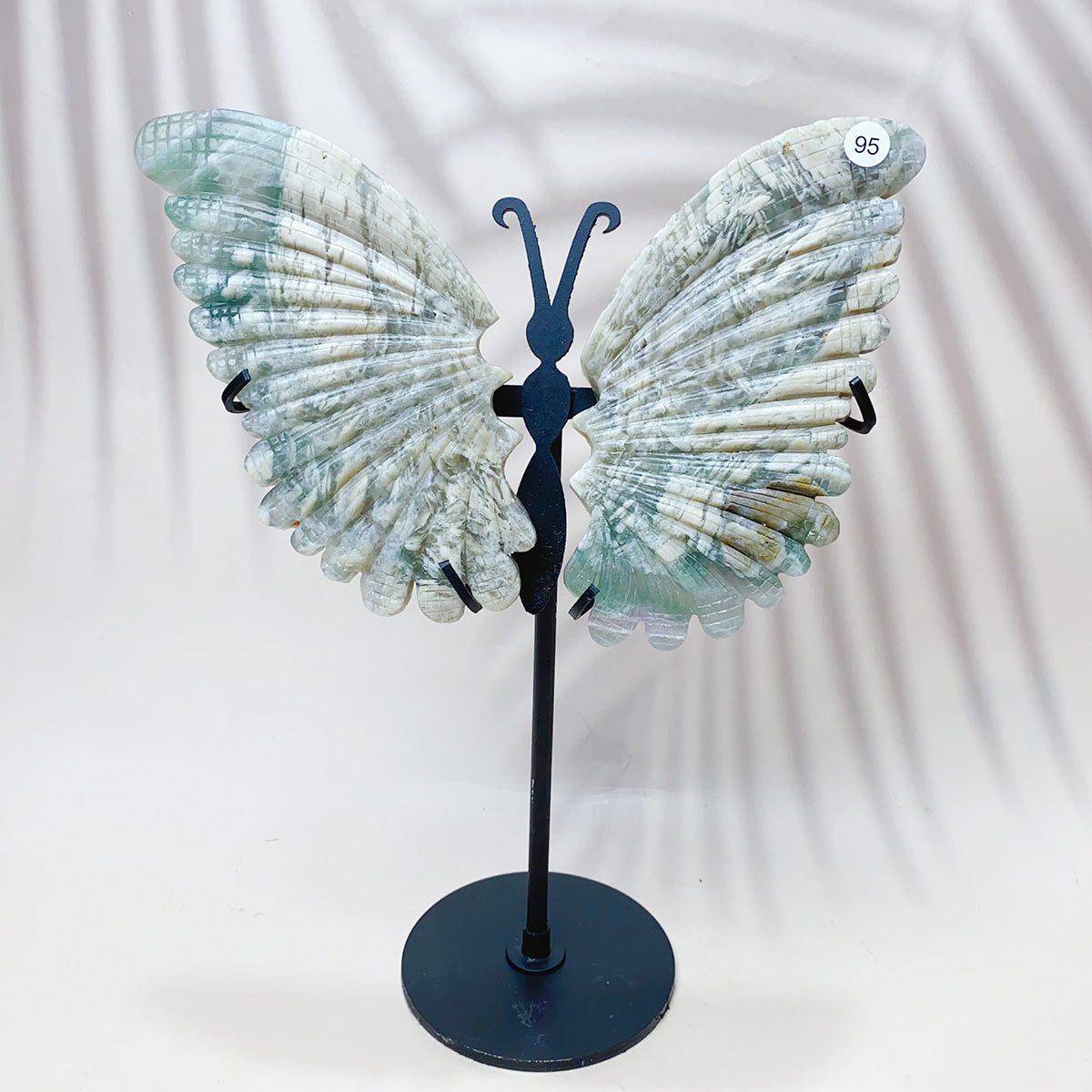 Feather Fluorite Crystal Butterfly Wings
