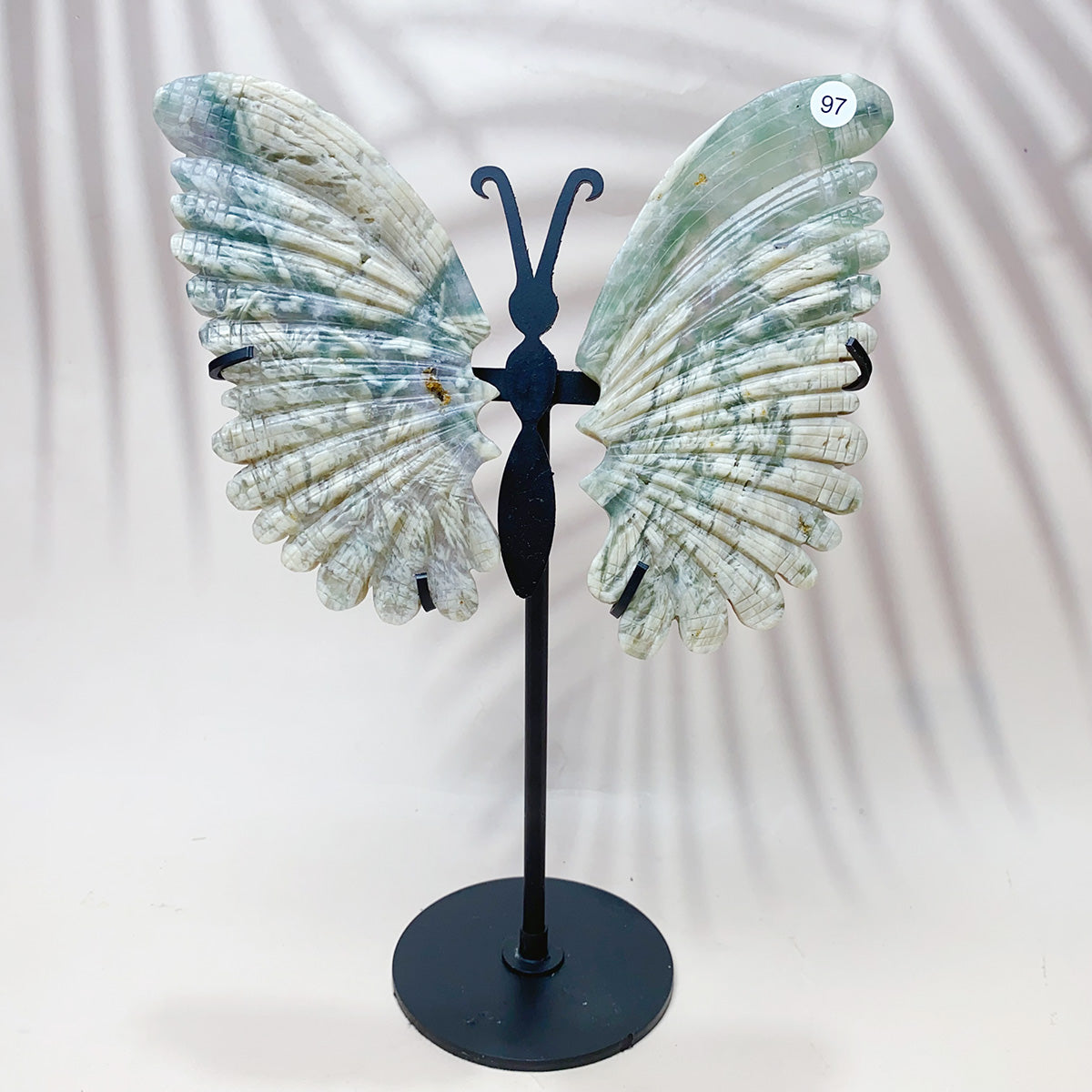 Feather Fluorite Crystal Butterfly Wings