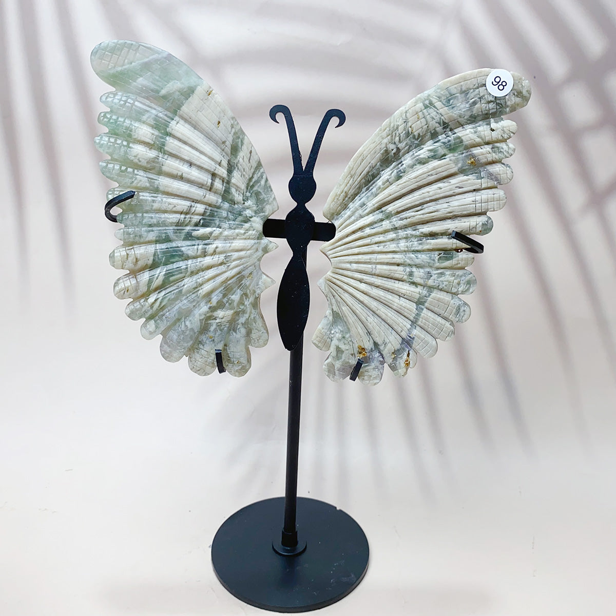 Feather Fluorite Crystal Butterfly Wings