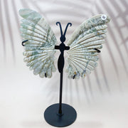 Feather Fluorite Crystal Butterfly Wings