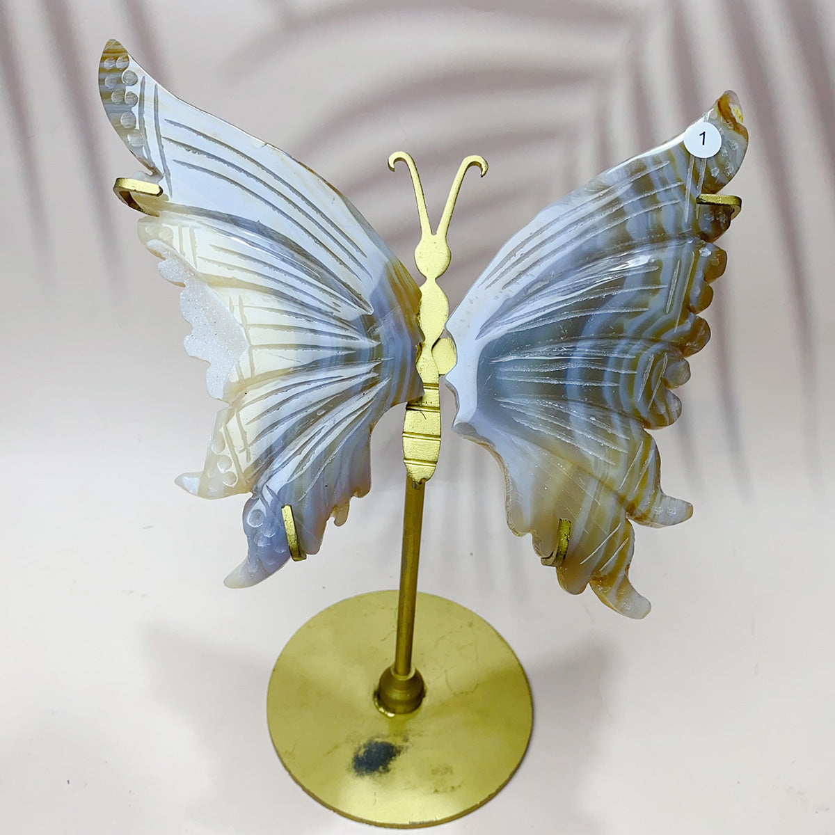 Druzy Agate Cystal Butterfly Wings