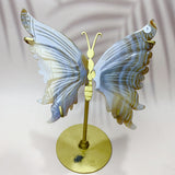 Druzy Agate Cystal Butterfly Wings