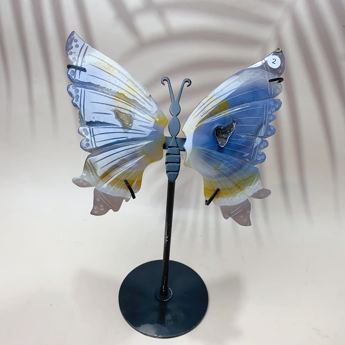 Druzy Agate Cystal Butterfly Wings