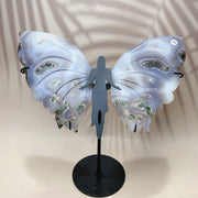 High quality Druzy Agate Carved Crystal Butterfly Fairy Wings