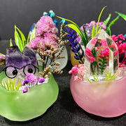 Natural Crystal DIY Potted Ornament