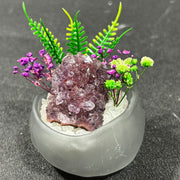 Natural Crystal DIY Potted Ornament