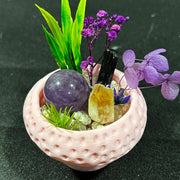 DIY Strawberry Crystal Potted Home Decor