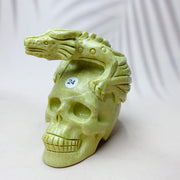 Crystal Pterosaur Skull Statue