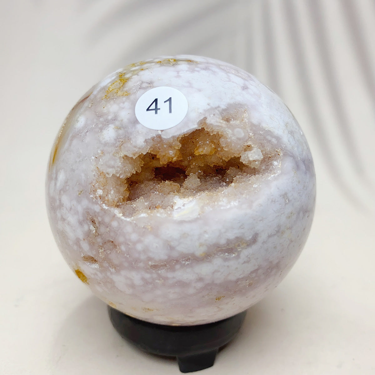 Natural Pink Amethyst Crystal Sphere