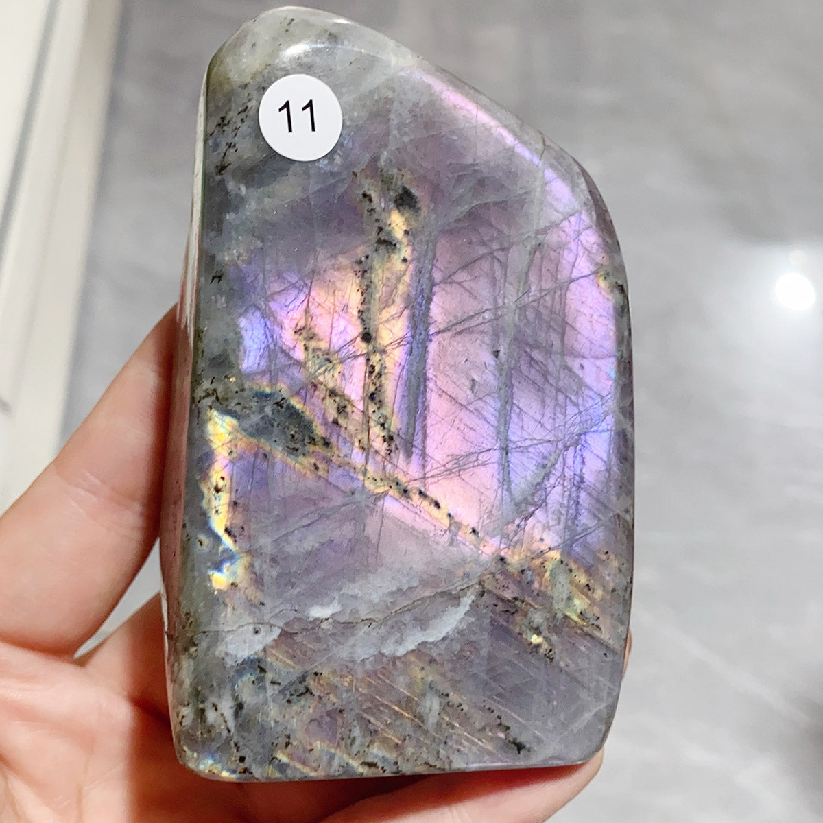 Rainbow Purple Light Pull Feldspar Freeform Minerals