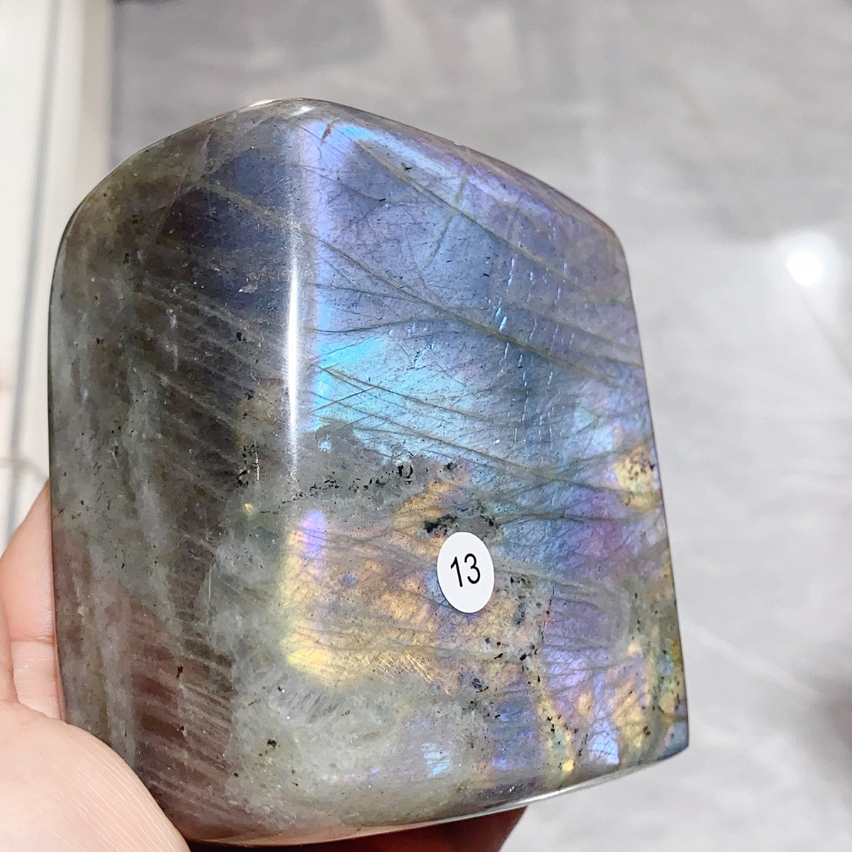 Rainbow Purple Light Pull Feldspar Freeform Minerals