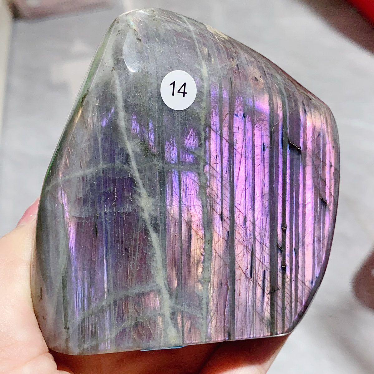 Rainbow Purple Light Pull Feldspar Freeform Minerals
